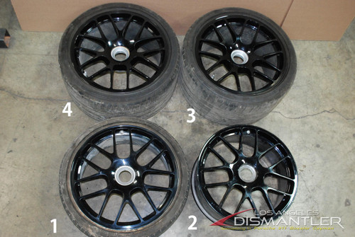 OEM Factory Porsche 997 Turbo S Wheels with Center Locking Caps