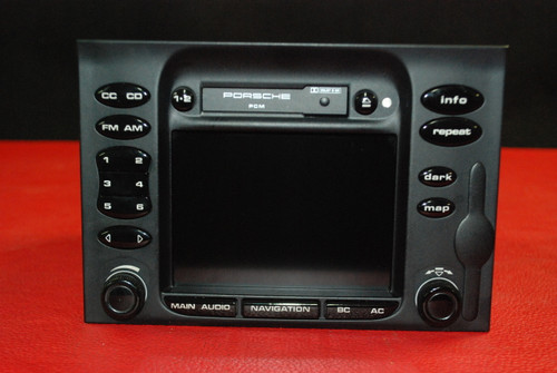 Porsche 911 996 Carrera 986 Boxster Navigation Head Unit PCM Radio W/ Cassette 