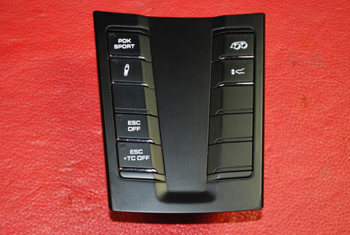 Porsche 991 981 Center Console Combo Switch Panel Traction Spoiler Sport Control