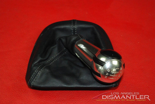 Porsche 911 987 997TT 997 Turbo Shifter Knob & Boot 997.424.981.00 Genuine OEM 