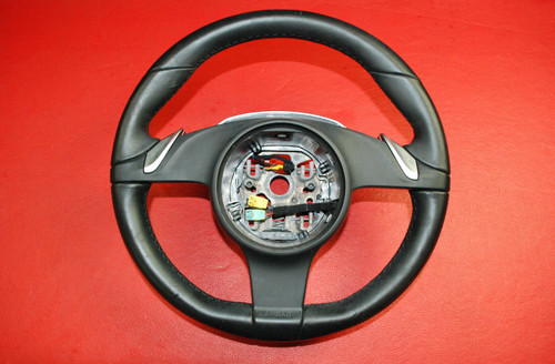 Porsche 987 Boxster 911 997 Carrera PDK Steering Wheel Black Leather 99734780365