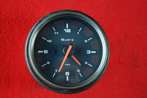 Porsche 911 993 Carrera S Gun Metal Grey Trim Clock Gauge Instrument Cluster VDO