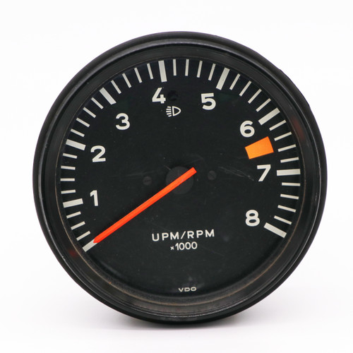 911 Carrera Tachometer 6.5K RPM Redline Gauge Dated 10.76 