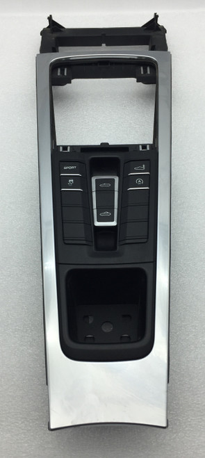 Porsche 911 991 981 718 Boxster Cayman Center Console Insert Panel w/ Switch