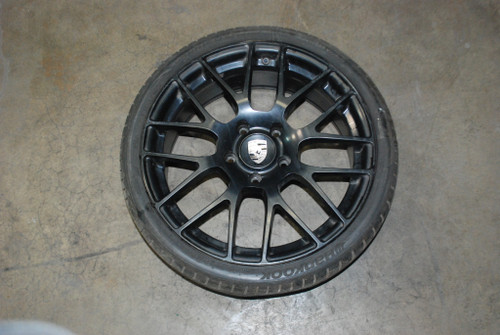 Porsche Aftermarket 19" Black Wheel 8jx19 ET45 *Slightly Bent*