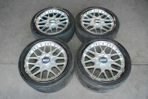 BBS 18" Alloy Wheel Set of (4) 8.5x18 ET31 10x18 ET50, Came off Porsche 993