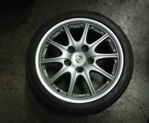 Porsche 911 996 18" OEM Alloy 10 Spoke BBS Wheel 7.5x18 ET50 99636213455