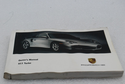 2000 Porsche 911 Turbo Owners Manual 