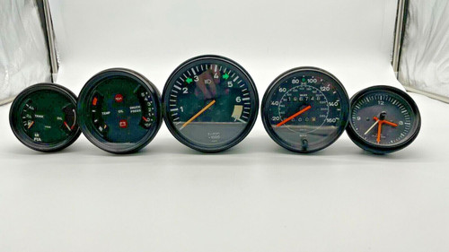 Porsche 911 Carrera Gauges Tachometer Speedometer Fuel Oil Temp