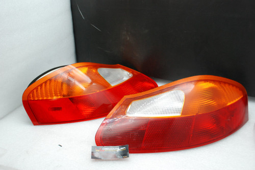 Porsche 986 Boxster OEM Left and Right Side Tail LIghts (Red Amber ) 98663141303