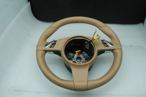 Porsche 911 boxster 981 cayman 987 PDK steering wheel luxor Beige 
