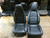 Pair 996/986 Supple Leather 8-way Porsche Seats Black