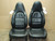 Porsche 911 996 Carrera Seats Black Supple Leather OEM