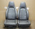 Porsche 911 993 Carrera Seats Grey Perforated Leather 8x8 way power OEM.