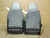 Porsche 911 993 Carrera Seats Grey Perforated Leather 8x8 way power OEM.