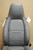 Porsche 911 993 Carrera Seats Grey Perforated Leather 4x8 way power OEM.