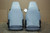 Porsche 911 993 Carrera Seats Grey Perforated Leather 8x8 way power, Factory OEM