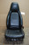 Porsche 911 993 Carrera Seats Black Perforated Leather 12x12 way power, Factory OEM