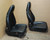 Porsche 911 993 Carrera Seats Black Perforated Leather 12x12 way power, Factory OEM