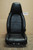 Porsche 911 993 Carrera Seats Black Perforated Leather 4x8 way power, Factory OEM