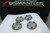 Porsche wheel center 4s caps silver full set x4 