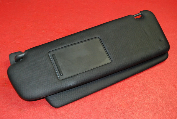 Porsche 958 Cayenne Black Sun Visor LEFT Driver's Side 7P5857551 Factory OEM