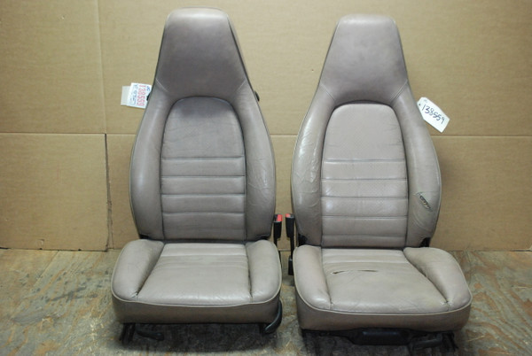 Porsche 911 964 Carrera Mauve Perforated Leather Seats OEM