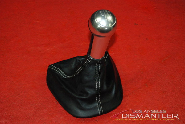 Porsche 911 997 987 Boxster Cayman 6-Speed Shifter Knob Boot Black 99742499001