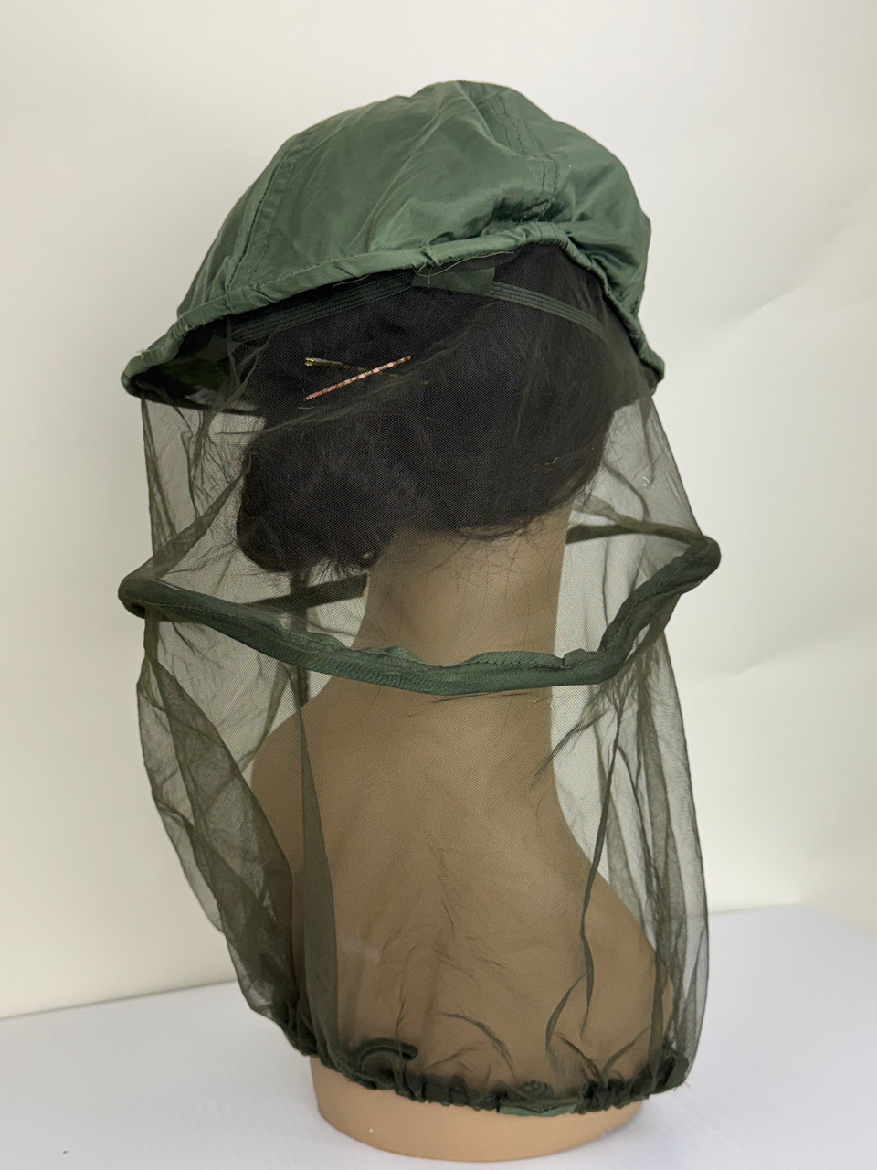 USGI Military OD Green Insect Head Net | USED