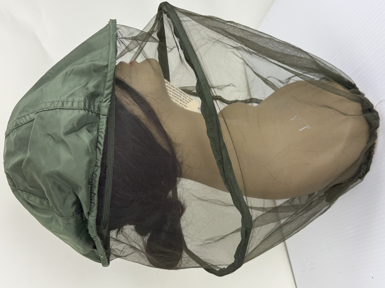 USGI Military OD Green Insect Head Net | USED