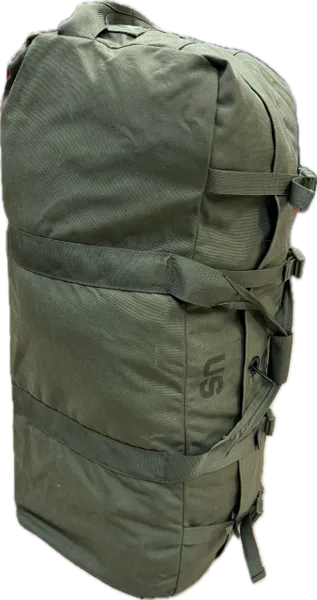 8465016046541 USGI Improved Duffel Bag, OD Green, Duffle Back Pac