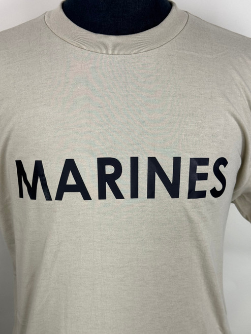 Marines Desert Tan PT T-Shirt Size Large | New Marines Desert Tan PT T-Shirt Size Large | New