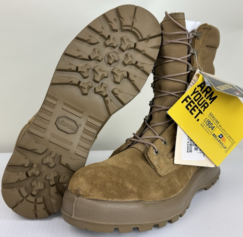 Belleville USAF Temperate Weather Goretex Waterproof Coyote Combat Boots Men 10R Belleville USAF Temperate Weather Goretex Waterproof Coyote Combat Boots Men 10R