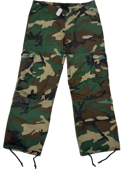 Women's XS Camouflage Paratrooper Fatigues Cargo Pants NWT Woodland Camo Rothco