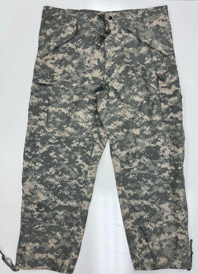 USGI Army ACU Camo Men's Wet Weather Goretex Waterproof Trousers Pants Large Reg