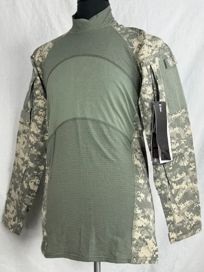 USGI Massif Army ACU Digital Camo Combat Shirt Medium NWT
