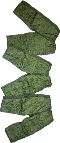 LOT Of 3 - USGI Army M65 Quilted Field Trouser Pants Liner, Large-Short/Reg NEW