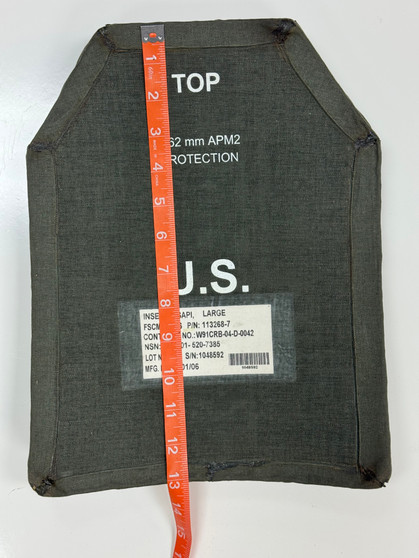 USGI Military Issue ESAPI Ballistic Plate Insert Sz Large & Side ...