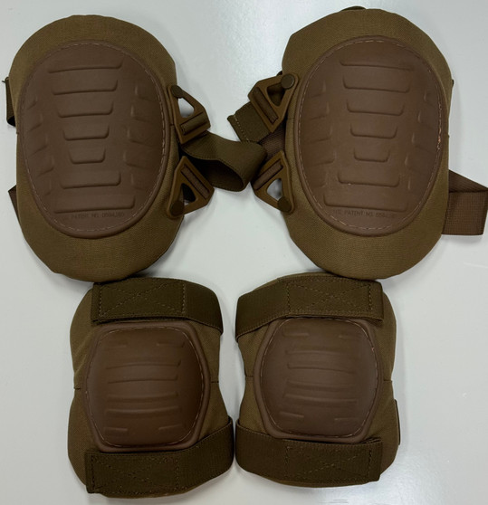 USGI Coyote Brown Military Tactical Knee & Elbow Pads Set | EUC