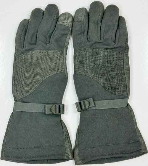 USGI Nomex Cold Weather Goretex Flyers Gloves Foliage Green | Medium |  NWOT