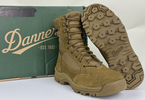 USGI Danner Tanicus 55317 Coyote 8" Waterproof Combat Boots | Men's 4.5D