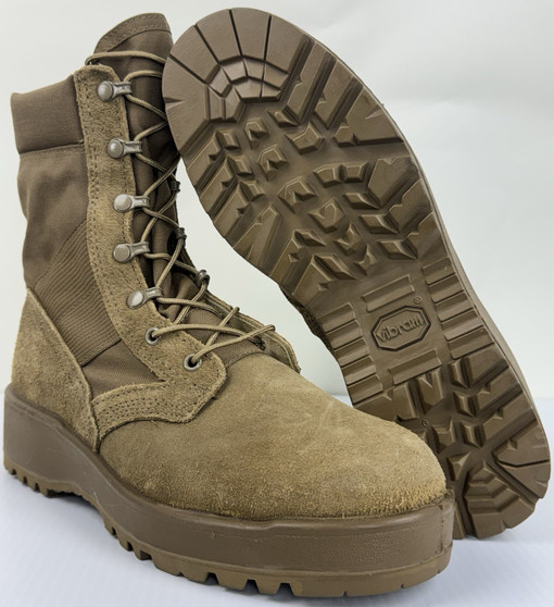 USGI Rocky Hot Weather Army Coyote Brown Combat Boots | Men's 9.5R EUC