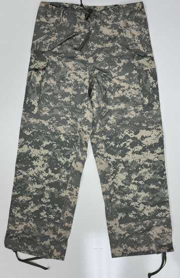 USGI ACU Digital Camo Wet Weather Goretex Waterproof Trouser Pants Small Reg EUC