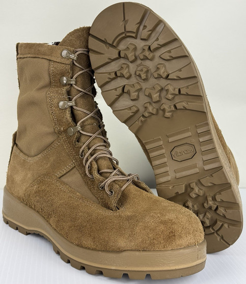 USGI Bates Temperate Weather Goretex Coyote Brown Combat Boots Men's 9.5W EUC