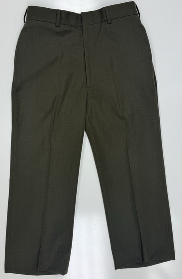 USMC Men's Poly/Wool Green Service Trousers Marine Corps Uniform Pants 36x25 EUC
