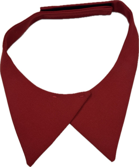 Red USMC Female Evening Dress Neck Tab, Women's Dress Uniform Tie, Marine Corps