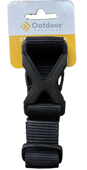 3ft Lashing Strap with Quick-Release Buckle | Black | 8053P-008 - New