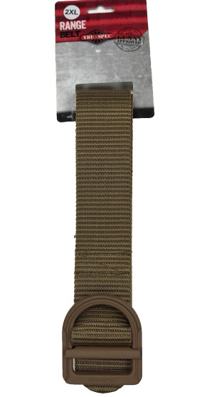 Tru-Spec 24-7 Heavy-Duty Tactical 1-Ply Coyote Brn Range Belt Sz XXL NEW