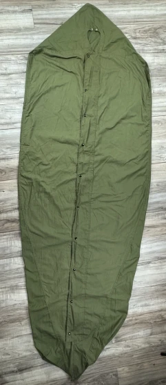 USGI M-1945 OD Green Water Repellent Sleeping Bag Case Cover Vintage 1975 EUC