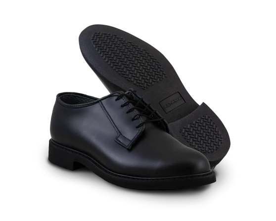 ALTAMA Men's USN Black Leather Oxford Mil-Spec | 629001